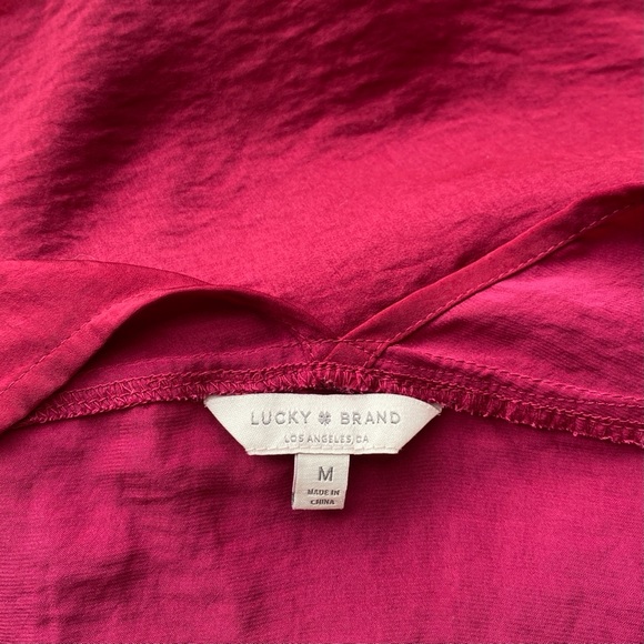 LUCKY BRAND Tie Front Blouse - Picture 4 of 9